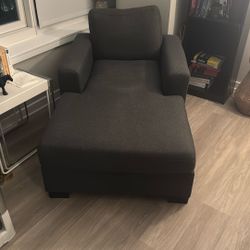 Gray Chaise Lounge