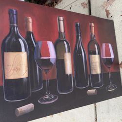 Wine Canvas - Wall Decor