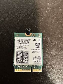 📡 Intel AX201NGW – Wi-Fi 6 + Bluetooth 5.2 – M.2 Card for Laptops