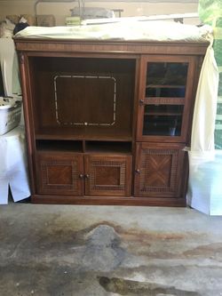 TV wood cabinet