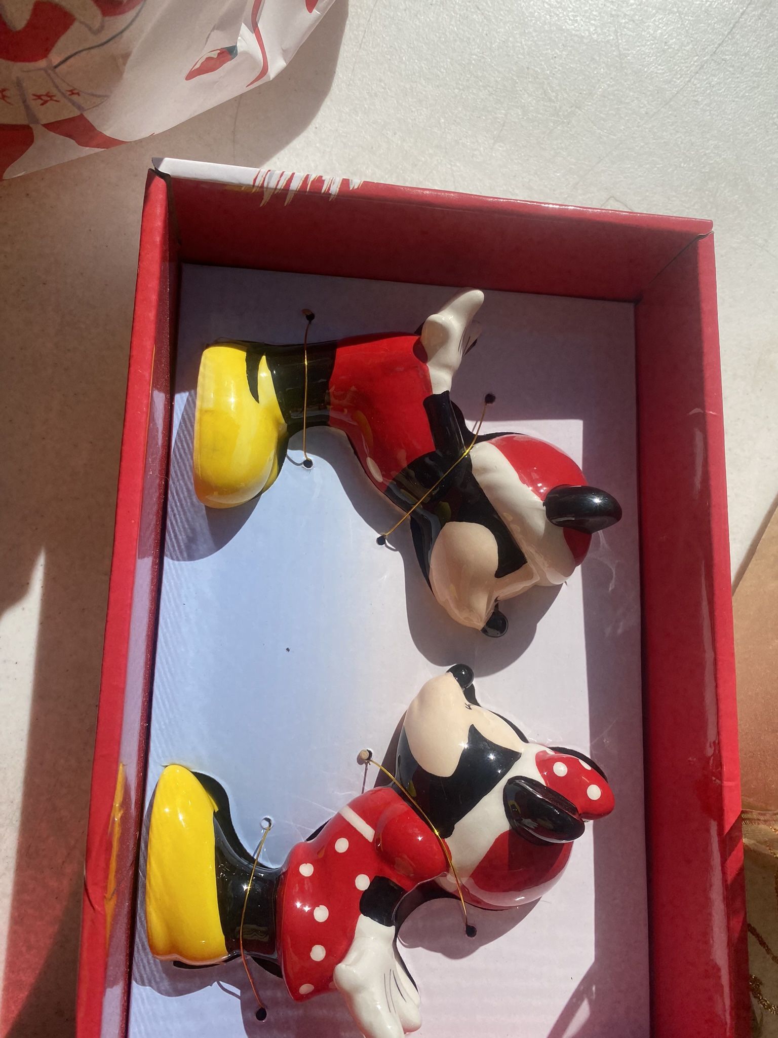 Micky &  Minnie Salt And Pepper Slackers 