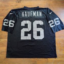 Nike Authentic Oakland Raiders Napoleon Kaufman size Large Jersey 
