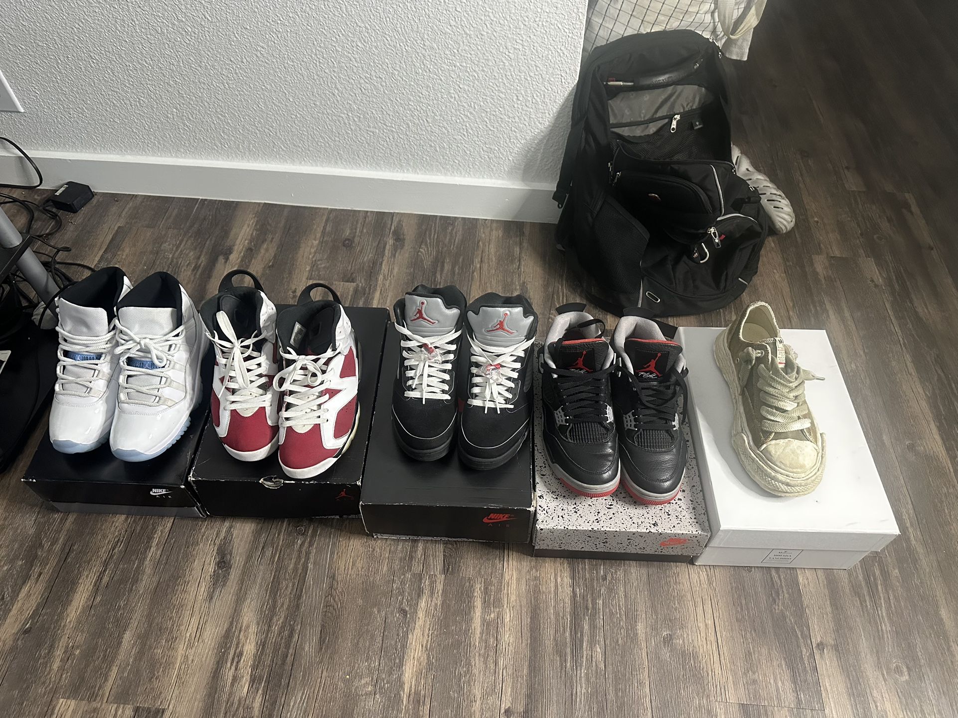 Size 9 Jordan 11s Jordan 6s Jordan 5s Jordan 4s