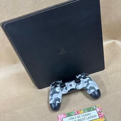 Playstation 4 Slim Gaming Console - Only $1 Today Pay The Rest Later! 