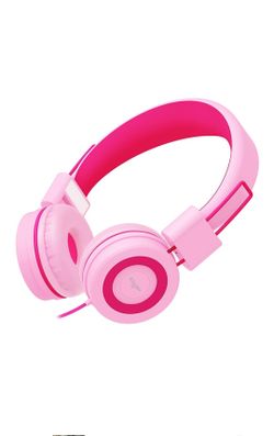 (W99) Elecder i37 Kids Headphones Children Girls Boys Teens Foldable Adjustable On Ear Headphones 3.5mm Jack Compatible iPad Cellphones
