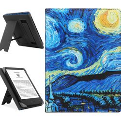 Universal Case Compatible with 6.8" Kindle Paperwhite/6" All-New Kindle 2022&2019/Kobo Clara HD/Kobo Clara 2E Leather Stand Cover for 6-6.8'' Pocketbo