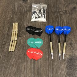 12 Halex Darts With Replacement Tips Flights Bodies