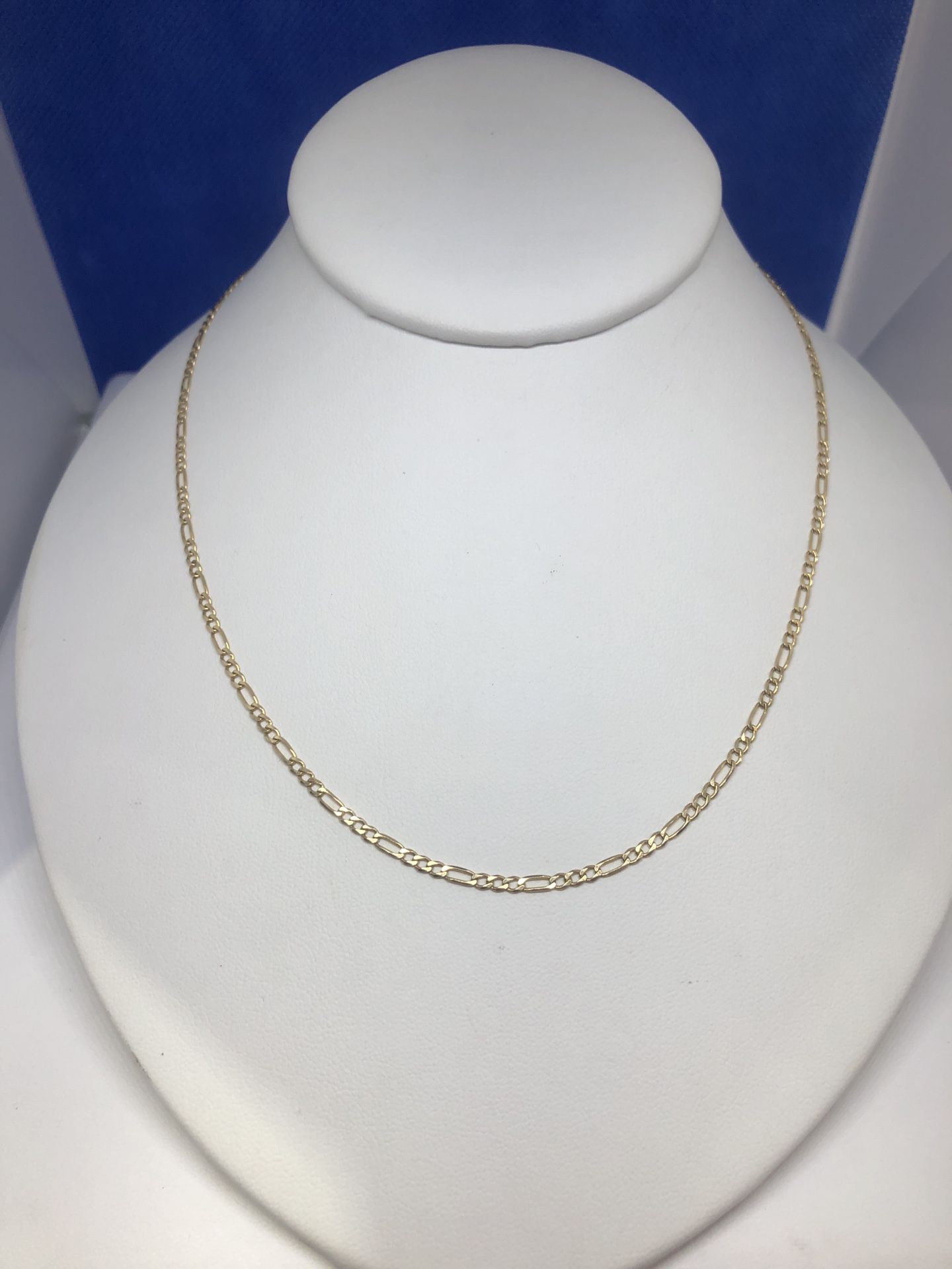 Awesome 14k Gold Figaro Link Chain 24"