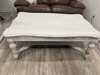 White Wood Center Table