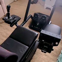 Next Level Racing F-GT Cockpit with Combat Flight Pack Xbox PS5 PC