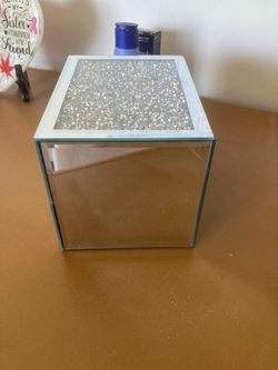 Glass 2 Drawer Jewelry Box