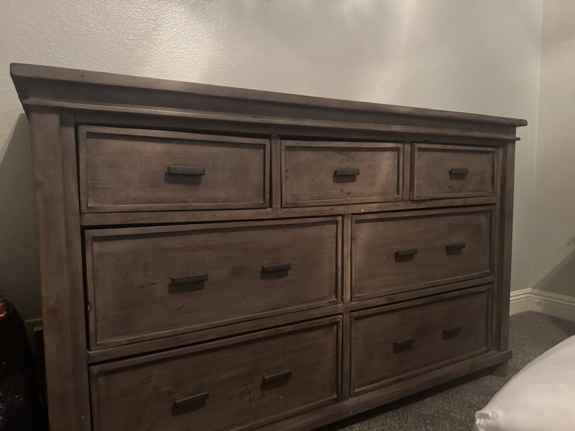 Dresser and 2 Side Tables 