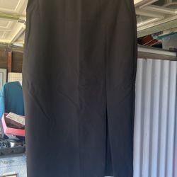 Long Pencil Skirt Black / Ann Taylor Skirt