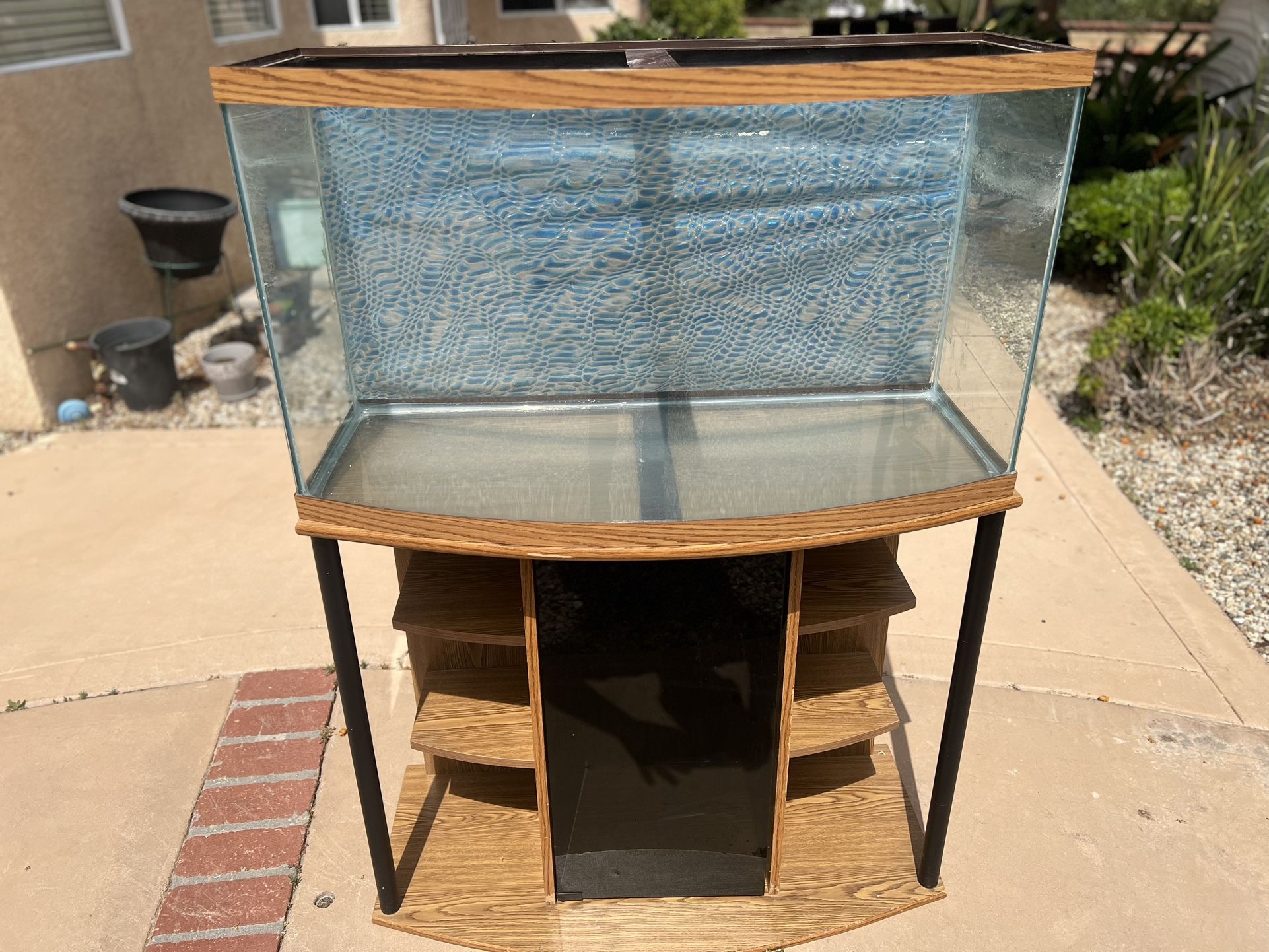 46g Bowfront Aquarium with Stand