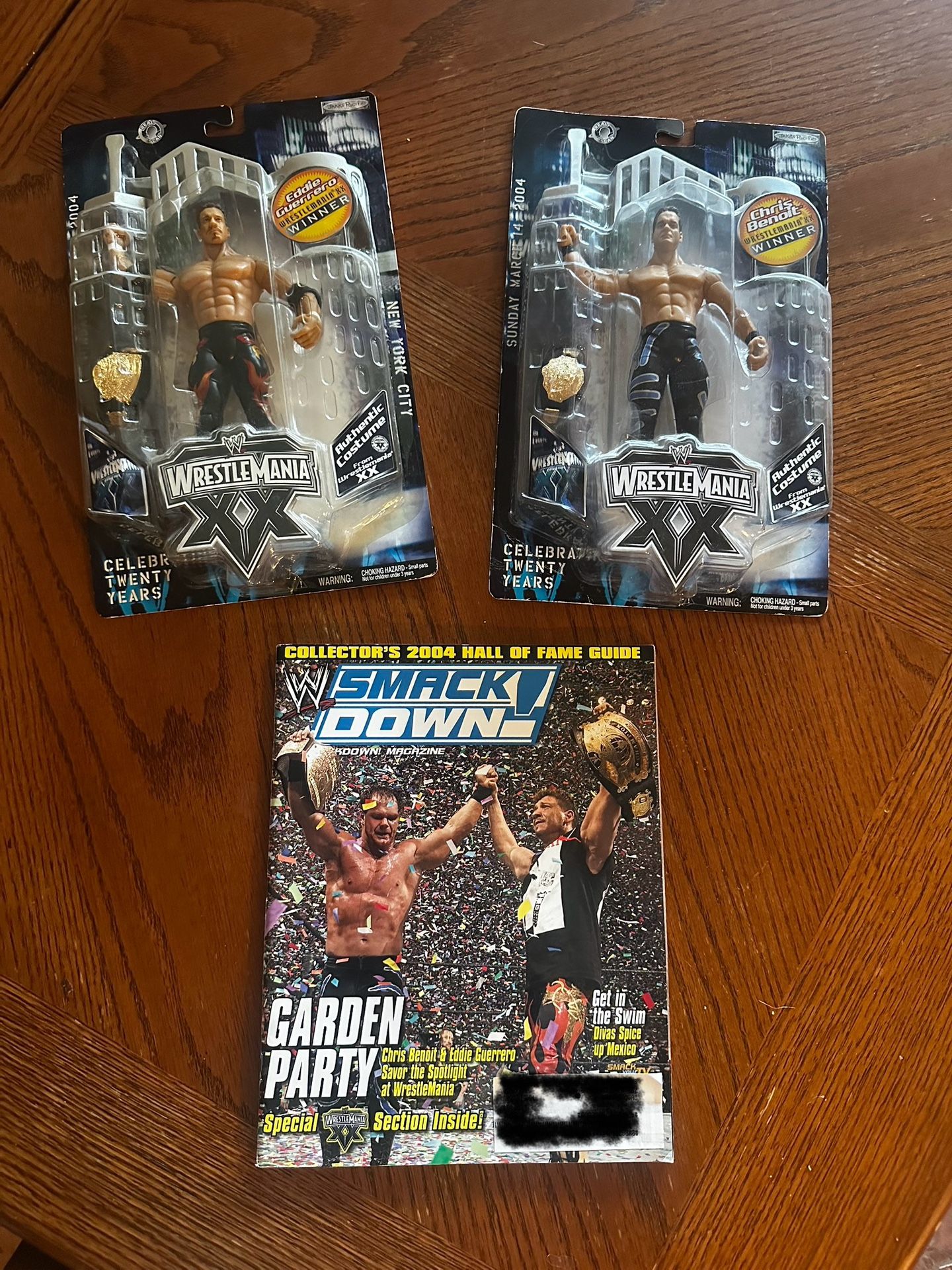 Wwe Eddie And Chris Wrestlemania 20 Figures
