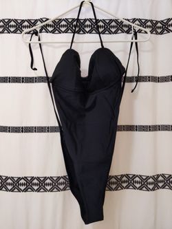 New With Tags Swimsuit Halter Vintage Backless