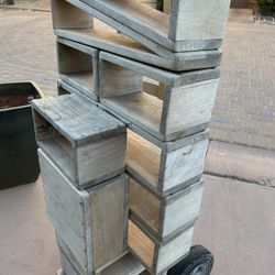 Wooden Shelves Boxes Wood