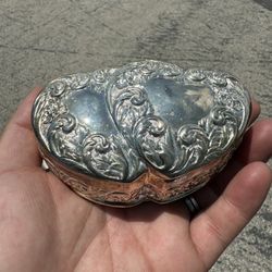 Victorian Bouquets Godinger Jewelry Trinket Box