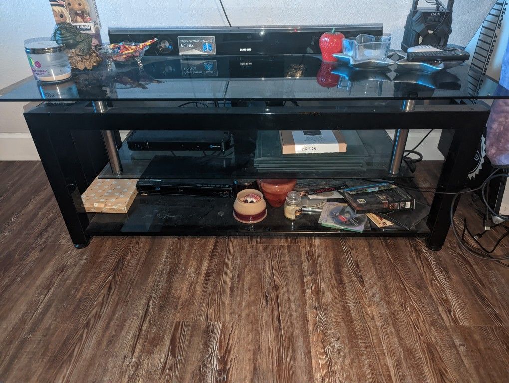Glass Entertainment Table