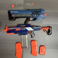 Nerf Gun Bundle. Rapidstrike And Rival Zeus