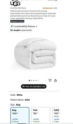 Comforter Duvet Insert Cooling Lightweight -New