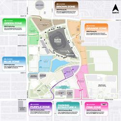 Los Angeles Rams Parking: Purple Or Pink
