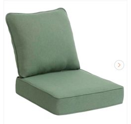 24 in. W x 24 in. D CushionGuard Deep Seat Universal Outdoor Lounge Chair Cushion in Endive