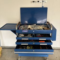 Loaded Rolling Toolbox + Tools