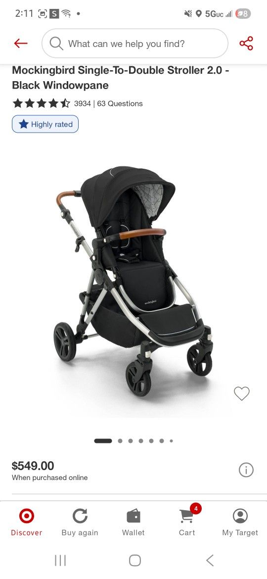 Moking Bird Stroller In The Box