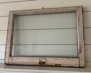 Old vintage window decor 30wx22h