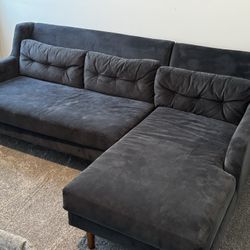 West Elm Crosby 2 Piece Chaise