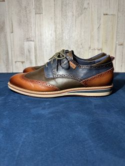 Pikolinos Men's Leather Wingtip Oxford Shoes