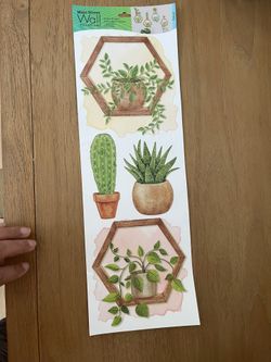 Large Plant Removable Wall Stickers
