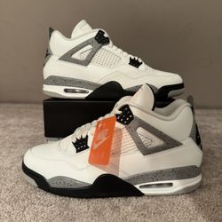 Jordan 4 Retro White Cement Size 12 Deadstock 