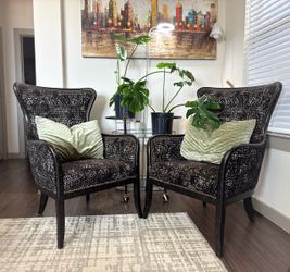 Uttermost Wingback Chair Set of 2