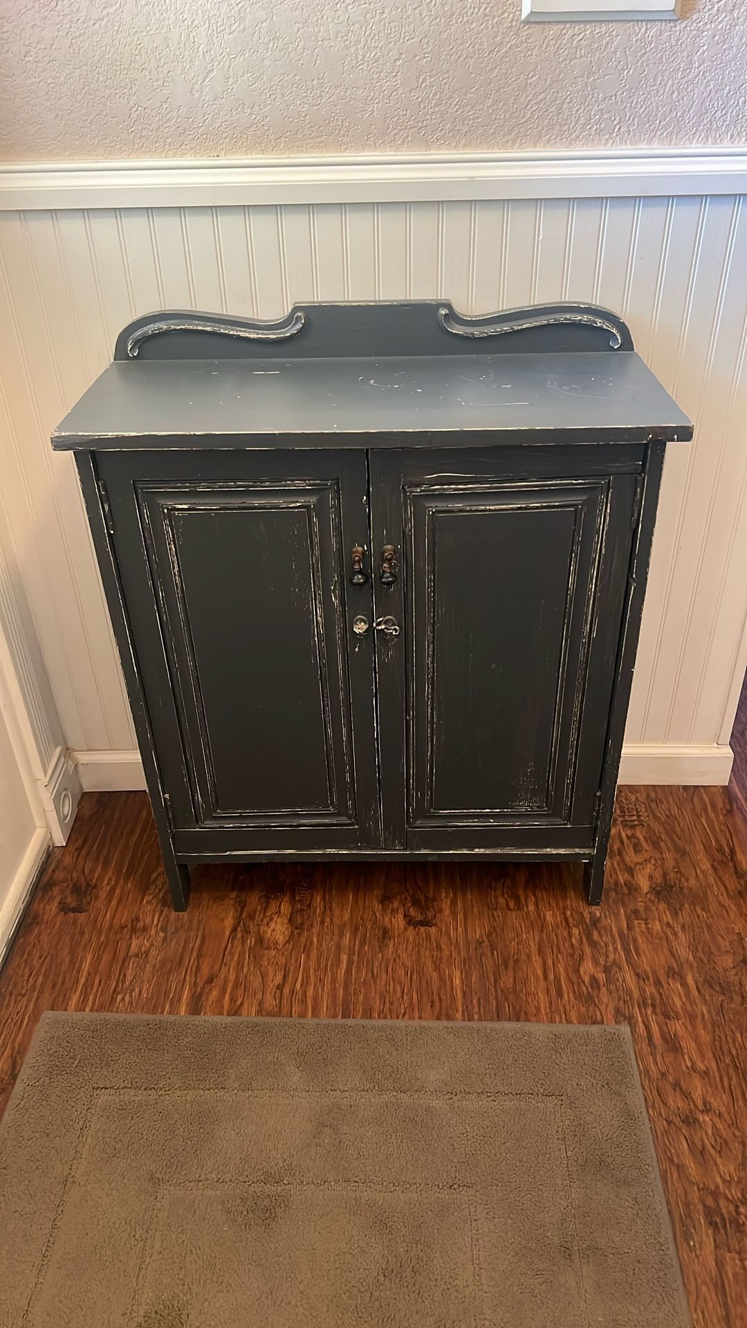 Cabinet And Mirror