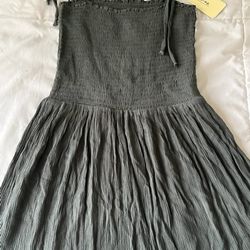 Olive Green Summer Dress