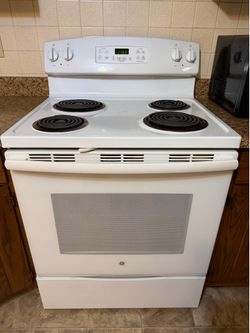 GE electric stove top range