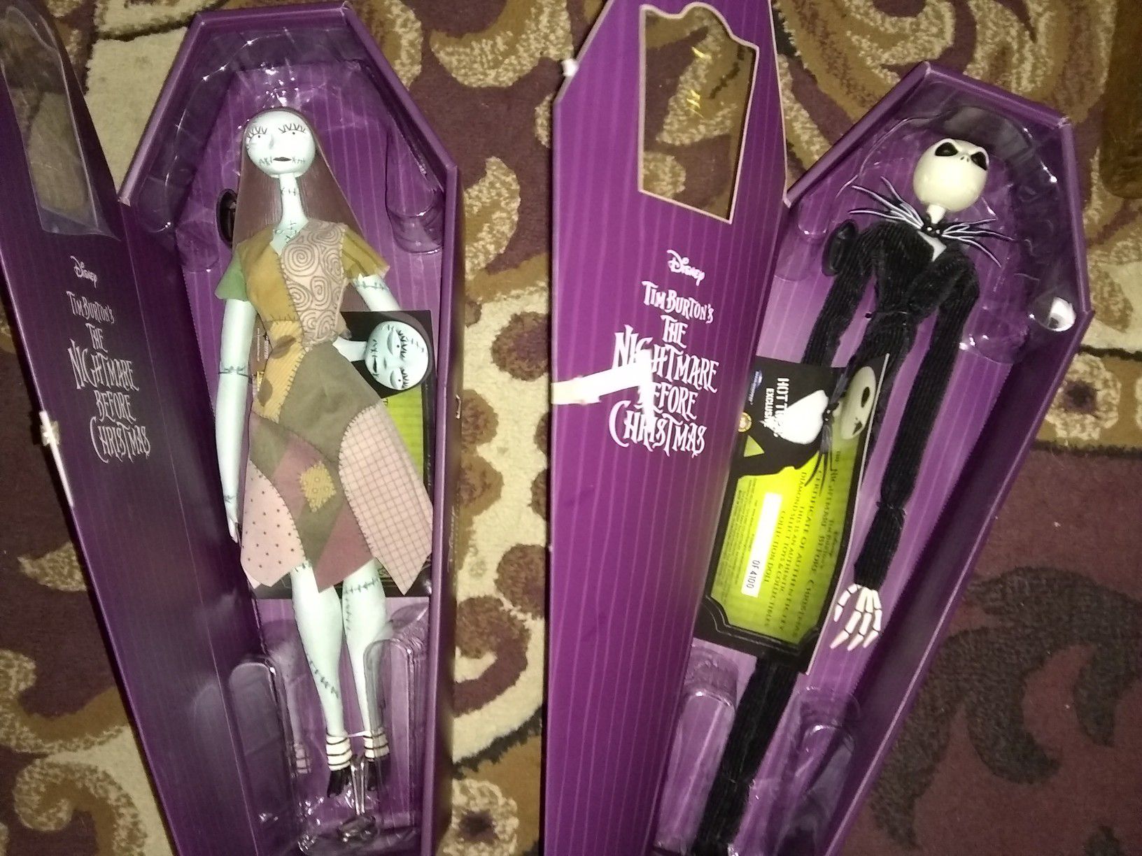 The nightmare before Christmas collection dolls
