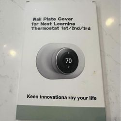 Wall Plate Cover Only For Google Nest Thermostat 