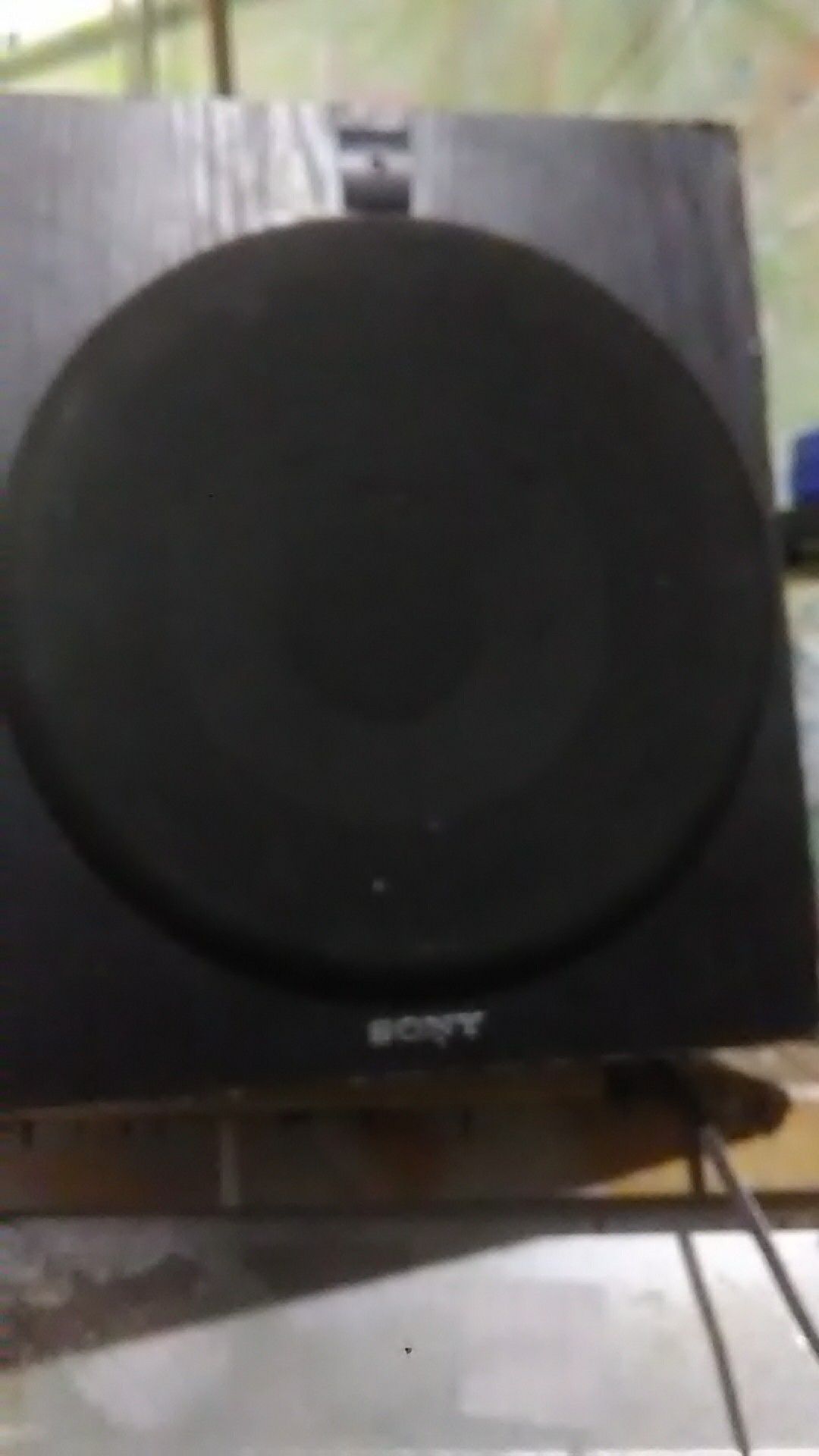 Sony active subwoofer