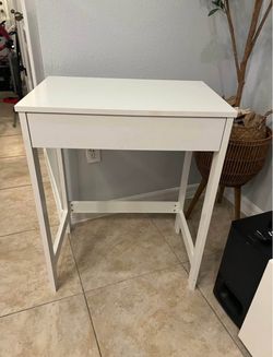 Latitude Run White Small Writing Desk / Vanity Table