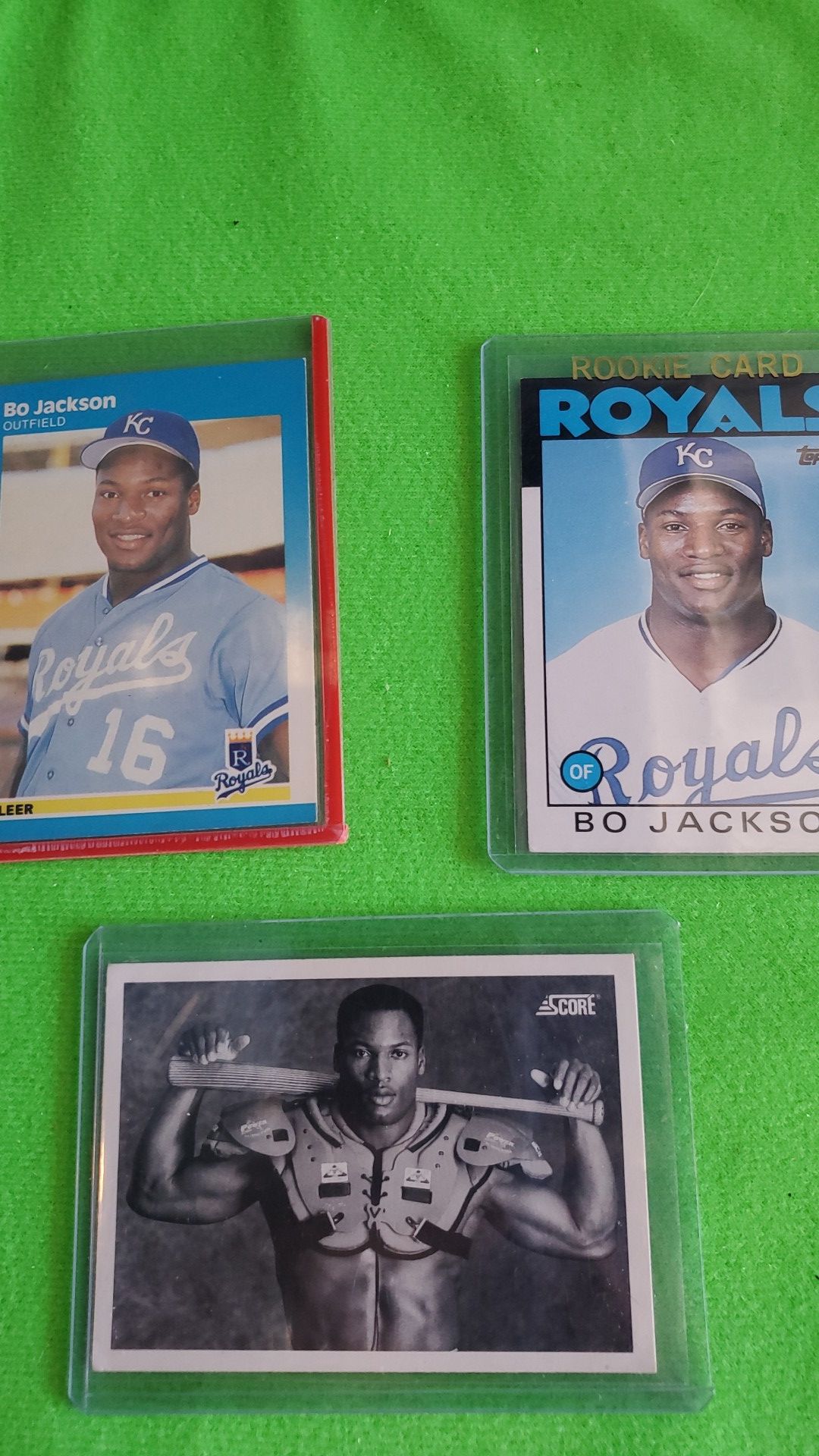 Lot of 3 BO JACKSON ROOKIES AND MORE all for $25