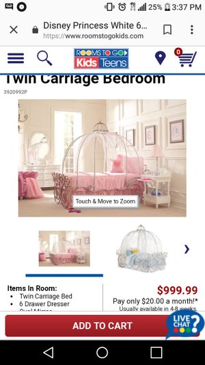 Disney Princess Carriage Bed For Sale In San Antonio Tx