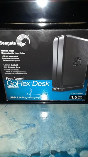 Seagate Freeagent Goflex Desk 1 5 Tb Usb 2 0 External Hard Drive