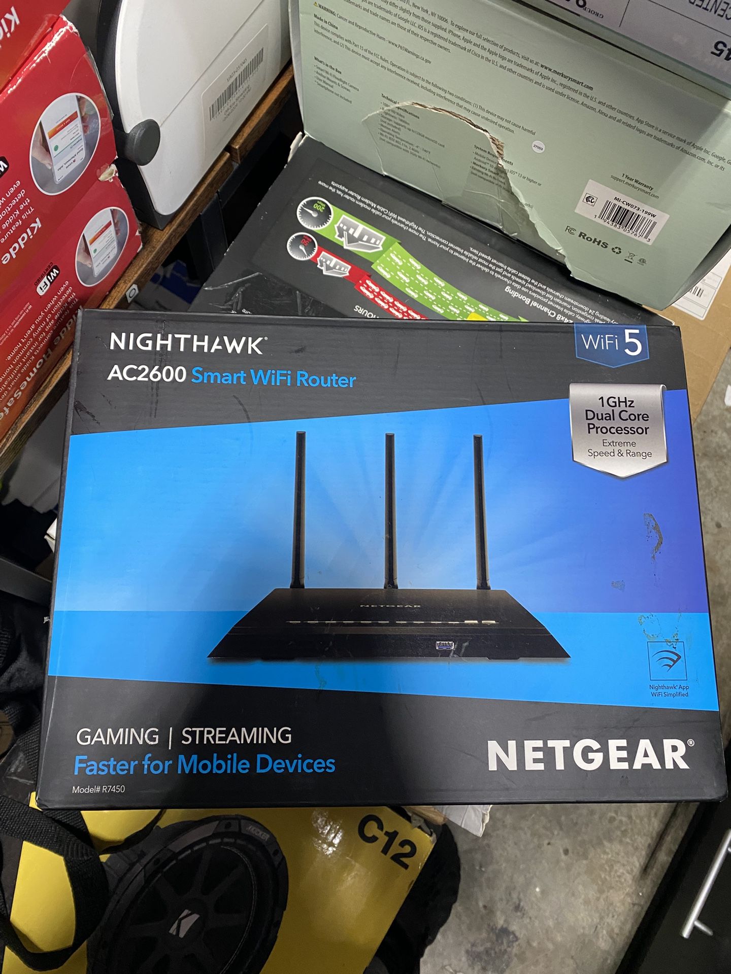 NETGEAR - Nighthawk AC2600 WiFi Router, 2.6Gbps (R7450)