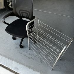 Office Chair & Shoe Rack 