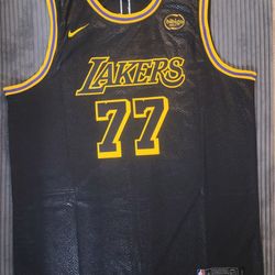 Luka Lakers Doncic Black Jersey Sz XXXL