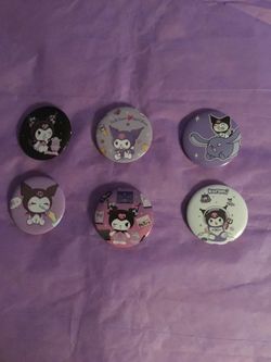 Kuromi pin for backpack , hand bags each $2