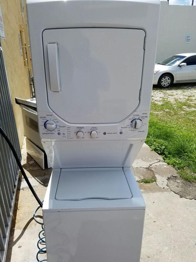 27" general Electric stackable washer and dryer